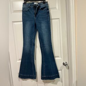 Wide leg jeans